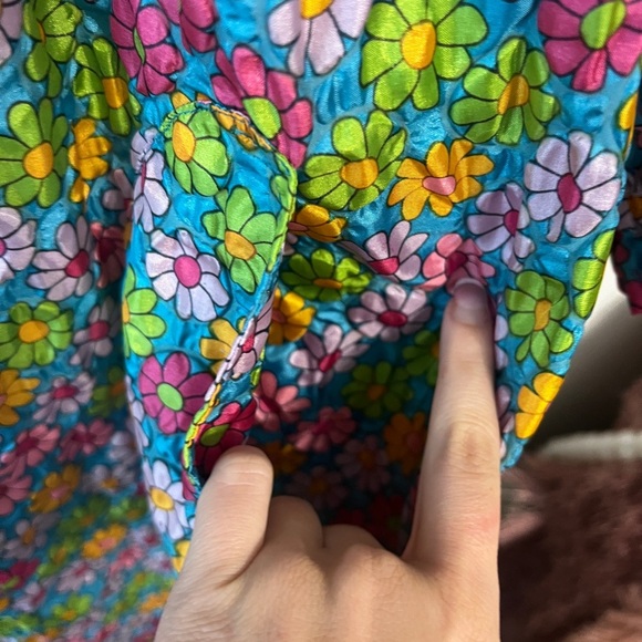 VENDOR ITEM : FINAL PRICE Vintage Handmade Floral House Dress - Picture 7 of 7